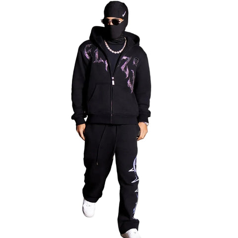 Sweatshirt Sets, black